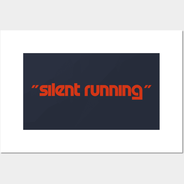 Silent Running Titles (long) Wall Art by GraphicGibbon